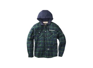 8720604351422 - Flanelljacke West Coast Gefüttert Schwarz-Grau