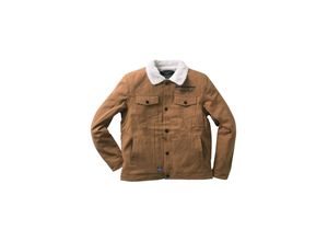 8720604352160 - Canvasjacke Sherpa Gefüttert Braun