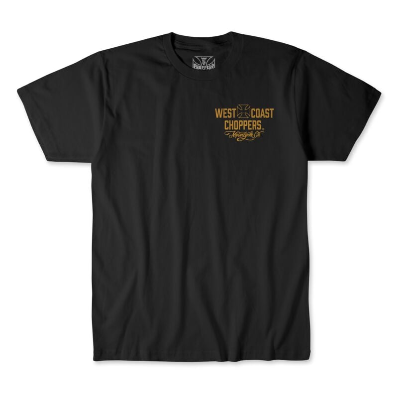 8720604356908 - WCC Motorcycle Tee Black Yellow T-Shirt schwarz in L 8720604356908 - WCC Motorcycle Tee Black Yellow T-Shirt schwarz in L
