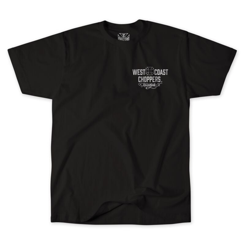 8720604356946 - WCC Motorcycle Tee Black White T-Shirt schwarz in S 8720604356946 - WCC Motorcycle Tee Black White T-Shirt schwarz in S