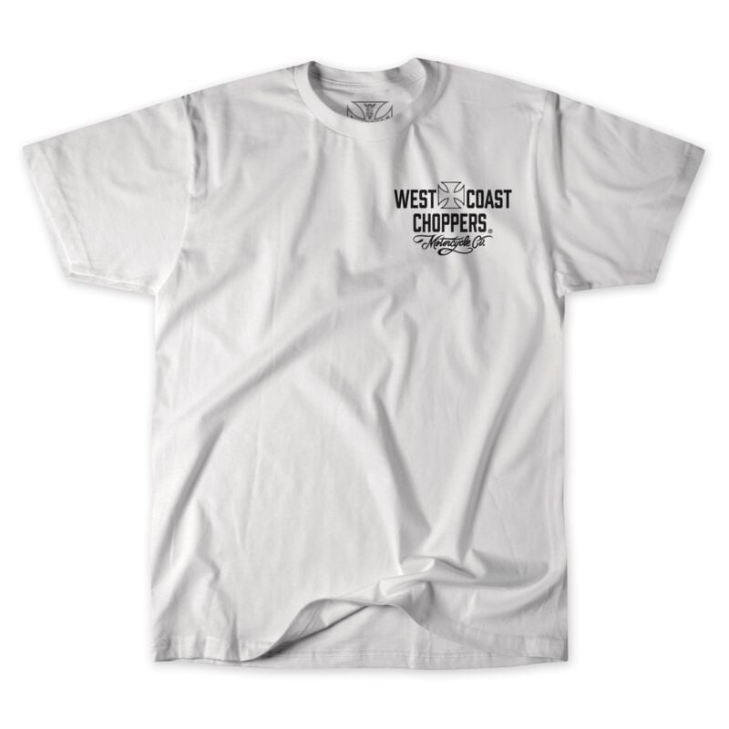 8720604357011 - WCC Motorcycle Tee White Black T-Shirt weiß in M 8720604357011 - WCC Motorcycle Tee White Black T-Shirt weiß in M