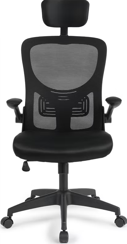 8720604886986 - Bürostuhl Liverpool - 1165-1265 x 63 x 605 cm - Schwarz