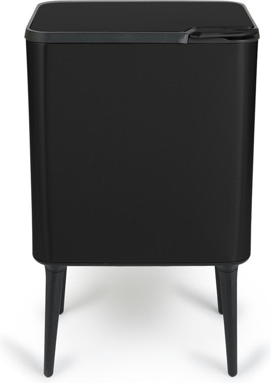 8720604888041 - Push bin Mülleimer - 36 Liter - Mattschwarz - 48 x 38 x 545 cm