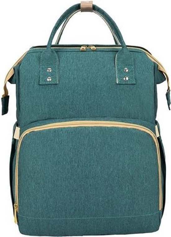 8720618194220 - Parya Official - Multifunktionaler Baby-Rucksack - Wickeltasche - Wickelauflage - Grün