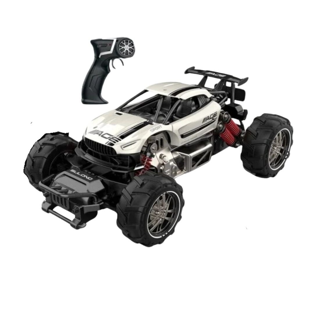 8720618356086 - RC Car - RC Fahrzeug - Hochgeschwindigkeits-Spielzeugauto - weiß