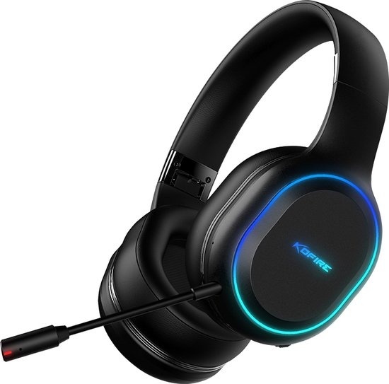 8720618356192 - Kofire BG-05 Wireless Gaming Headset - Over-Ear Bluetooth Kopfhörer - mit Mikrofon - Schwarz