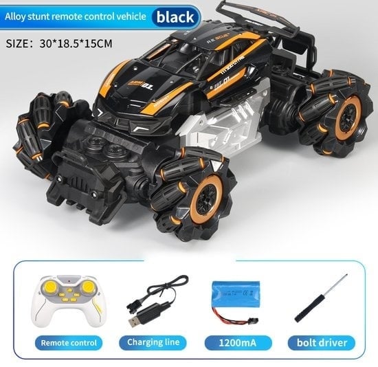 8720618356956 - RC Car - RC Fahrzeug - Hochgeschwindigkeits-Spielzeugauto - schwarz gold