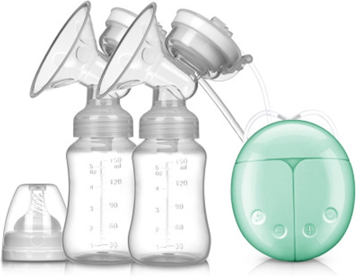 8720618356970 - Elektrische Doppel-Milchpumpe - Abpumpvorrichtung - BPA-frei - 150 ml 8720618356970 - Elektrische Doppel-Milchpumpe - Abpumpvorrichtung - BPA-frei - 150 ml