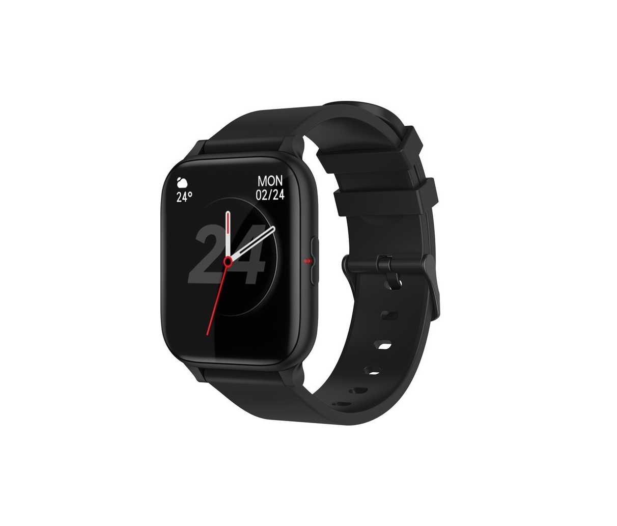 8720618633040 - - Smartwatch für Frauen und Männer - für Android und iOS - Touchscreen - IP67 Wasserdicht - Schrittzähler Uhr - Activity Tracker Smartwatches - Schwarz