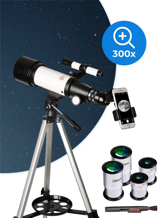 8720618633125 - - Teleskop - 300x Vergrößerung - Stargazer Erwachsene   Kinder - Inklusive eBook Stativ und Tragetasche - Astronomie und Astronomie - Nachtsichtbrille