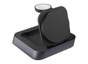 8720618634474 - ZENS Induktions-Ladegerät Aluminium Series Magnetic Wireless Nightstand Charger Pro 2 ZEDC28B 00 Schwarz