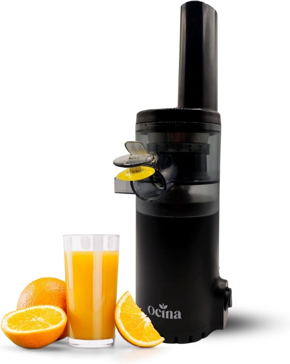 8720618695284 - Slowjuicer - Entsafter für Gemüse und Obst - Trockenes Fruchtfleisch - Schwarz