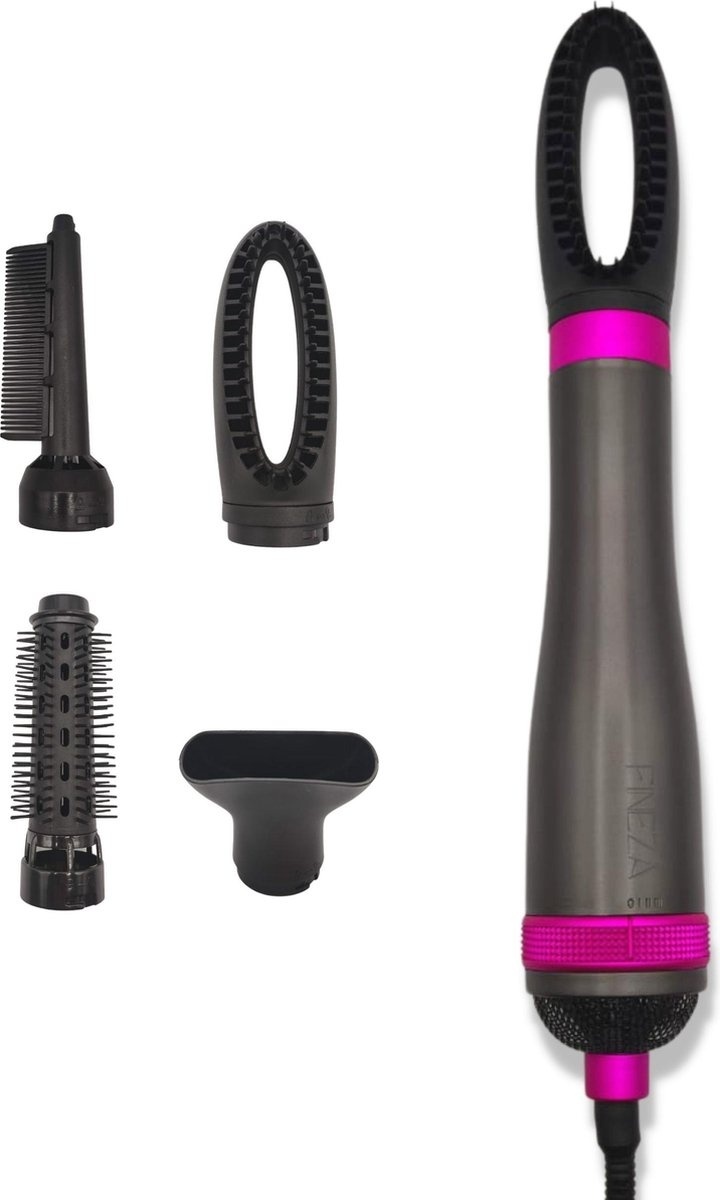 8720618695406 - - Bürstenset für Haartrockner - Schwarz Pink