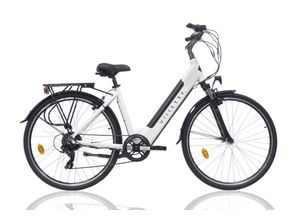 8720618724977 - Villette lAmant Eco elektrisches Cityfahrrad 104 Ah 7 Gänge Weiss