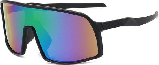 8720618740540 - GarpexÂ¬Ã† Radsportbrille - Sportbrille - Polaroid Sonnenbrille - Sonnenbrille - Rennrad - Mountainbike - Motorrad - Schwarzer Rahmen Grüne Gläser