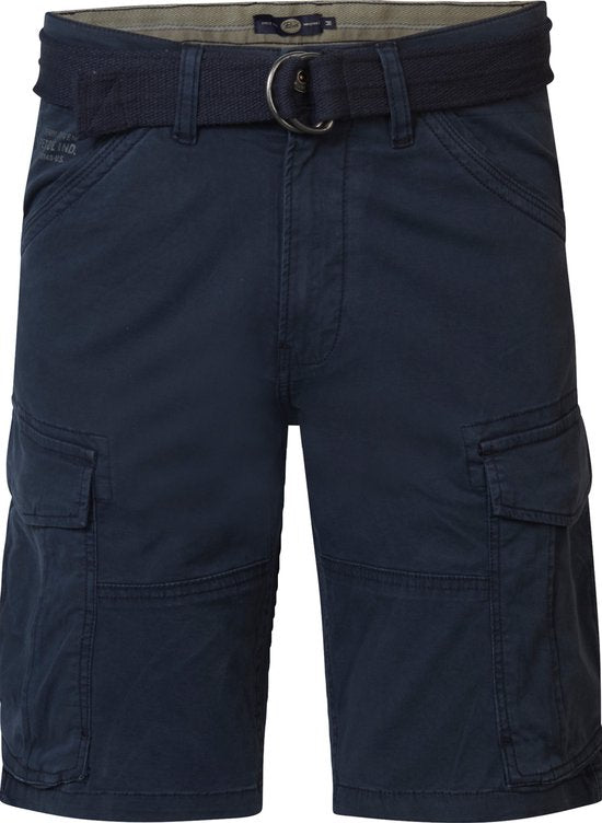 8720625582805 - - Herren Cargo Short mit Gürtel Gulf Shores - Blau - Größe XXXL