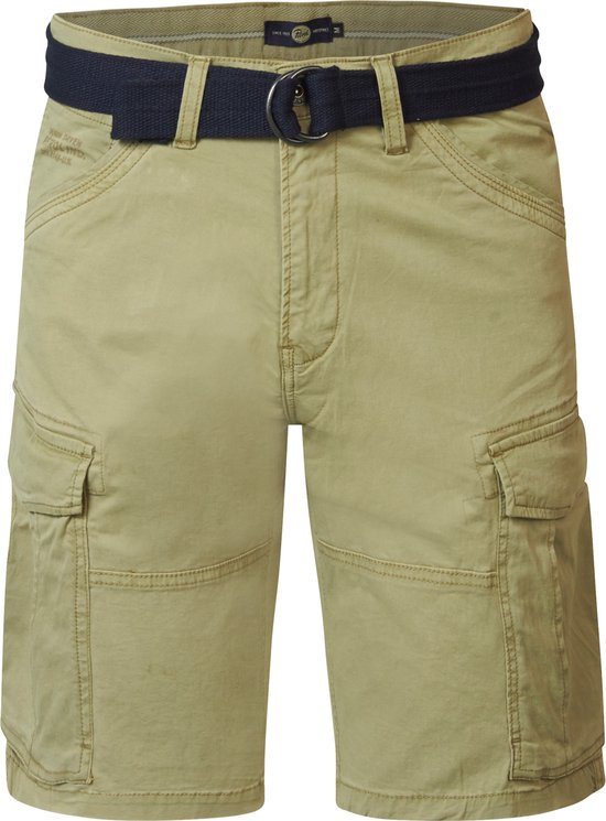 8720625582935 - - Herren Cargo Short mit Gürtel Gulf Shores - Braun - Größe L