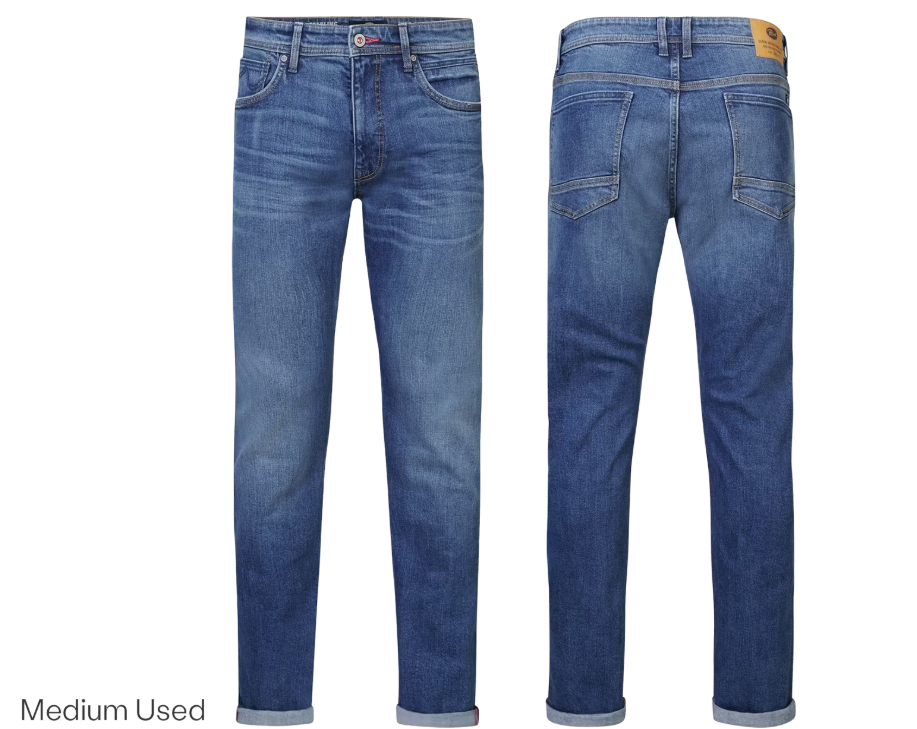 8720625919434 - PETROL SANTIAGO Herren Jeans W33 L32 - Straight Fit - Mittelgrau 8720625919434 - PETROL SANTIAGO Herren Jeans W33 L32 - Straight Fit - Mittelgrau