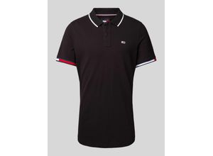 8720636411606 - Poloshirt mit Label-Stitching