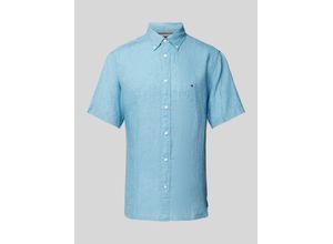 8720636414713 - Regular Fit Leinenhemd mit Button-Down-Kragen