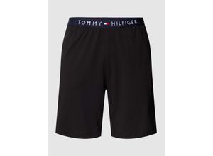 8720636424156 - Sweatshorts mit elastischem Logo-Bund