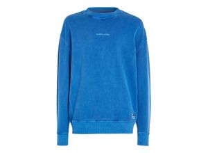 8720636529318 - TOMMY Jeans Sweatshirt Stickerei Logo-Patch für Herren blau XL