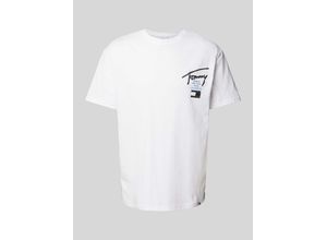 8720636537771 - Regular Fit T-Shirt mit Label-Print