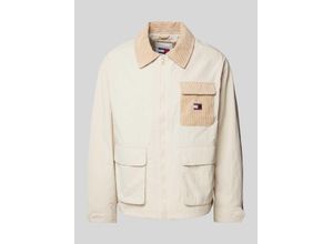 8720636565927 - Jacke mit Label-Stitching und Pattentaschen