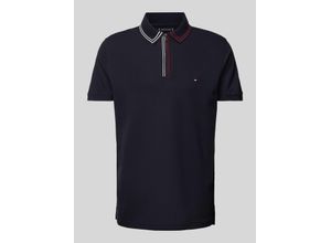 8720636620534 - Regular Fit Poloshirt mit Logo-Stitching