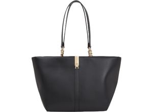 8720636871202 - TOMMY HILFIGER Shopper Dekoriemen Emblem für Damen schwarz