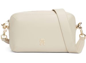 8720636897271 - TOMMY HILFIGER Umhängetasche Reißverschluss Emblem für Damen beige