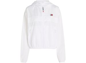 8720636977485 - TOMMY Jeans Windbreaker Kapuze für Damen weiß M