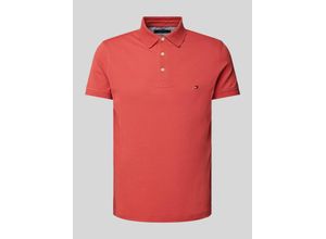 8720637062746 - Slim Fit Poloshirt mit Logo-Stitching