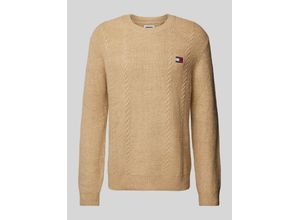 8720637245101 - Strickpullover mit Zopfmuster Modell SLIM CABLE 8720637245101 - Strickpullover mit Zopfmuster Modell SLIM CABLE