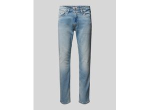 8720637300091 - Slim Fit Jeans mit Label-Patch Modell SCANTON