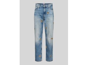 8720637300398 - Relaxed Tapered Fit Jeans mit Label-Stitchings Modell ISAAC