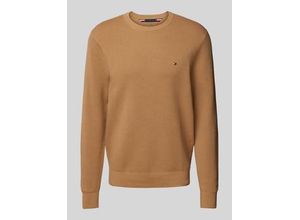 8720637343944 - Strickpullover mit Logo-Stitching