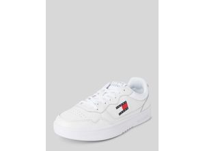 8720637381083 - Ledersneaker mit Label-Details Modell CUPSOLE LEATHER