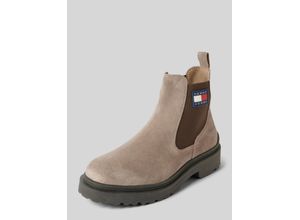 8720637414798 - Chelsea Boots aus Leder mit Label-Patch