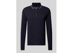 8720637808665 - Slim Fit Poloshirt mit Label-Stitching 8720637808665 - Slim Fit Poloshirt mit Label-Stitching