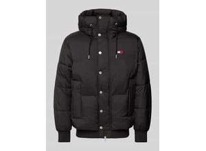 8720638121022 - Steppjacke mit Label-Stitching und Kapuze