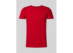 8720638185246 - Slim Fit T-Shirt mit Logo-Stitching