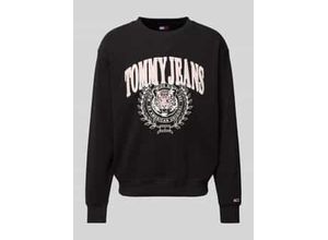 8720638500797 - Oversized Sweatshirt aus reiner Baumwolle Modell VARSITY TIGER