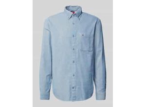 8720638572350 - Regular Fit Cordhemd mit Button-Down-Kragen