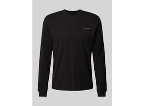 8720638591702 - Slim Fit Longsleeve mit Label-Print 8720638591702 - Slim Fit Longsleeve mit Label-Print