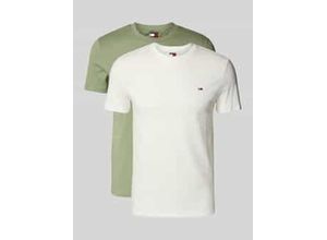 8720638770374 - Slim Fit T-Shirt aus reiner Baumwolle im 2er-Pack