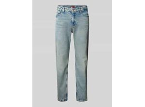 8720638795063 - Slim Fit Jeans aus Baumwoll-Mix mit Logo-Stitching Modell RYAN