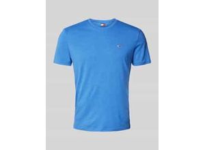 8720638867173 - Slim Fit T-Shirt mit Label-Stitching 8720638867173 - Slim Fit T-Shirt mit Label-Stitching