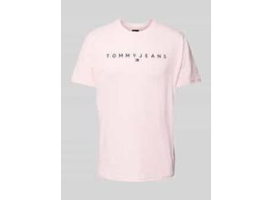 8720638927525 - Regular Fit T-Shirt aus reiner Baumwolle mit Label Stitching 8720638927525 - Regular Fit T-Shirt aus reiner Baumwolle mit Label Stitching