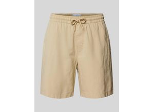 8720639016907 - Regular Fit Bermudas mit Tunnelzug Modell TEXTURED